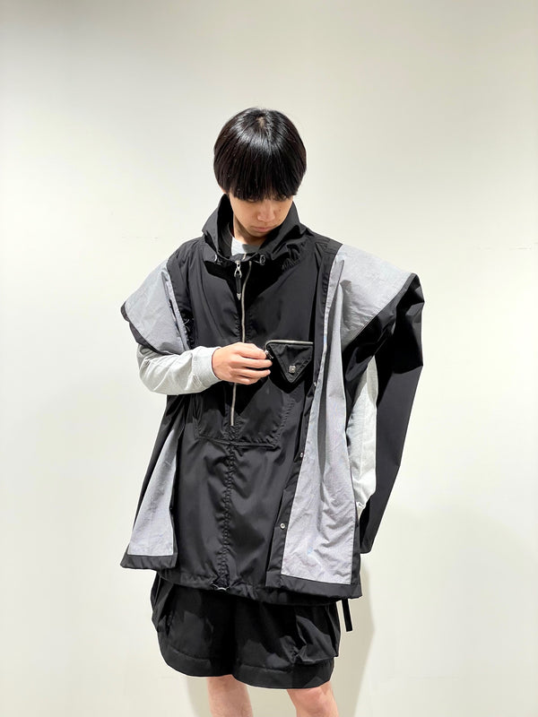 Weather cloth poncho