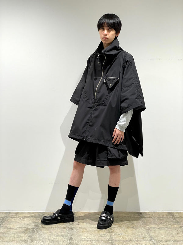 Weather cloth poncho