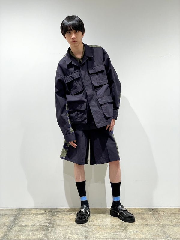 Camouflage short pants