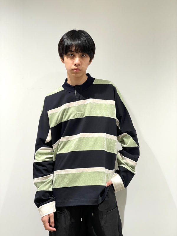 Velvet border jersey L/S