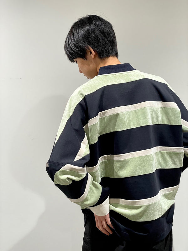 Velvet border jersey L/S