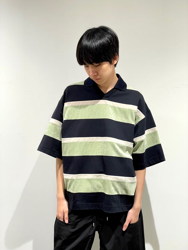 Velvet border jersey S/S