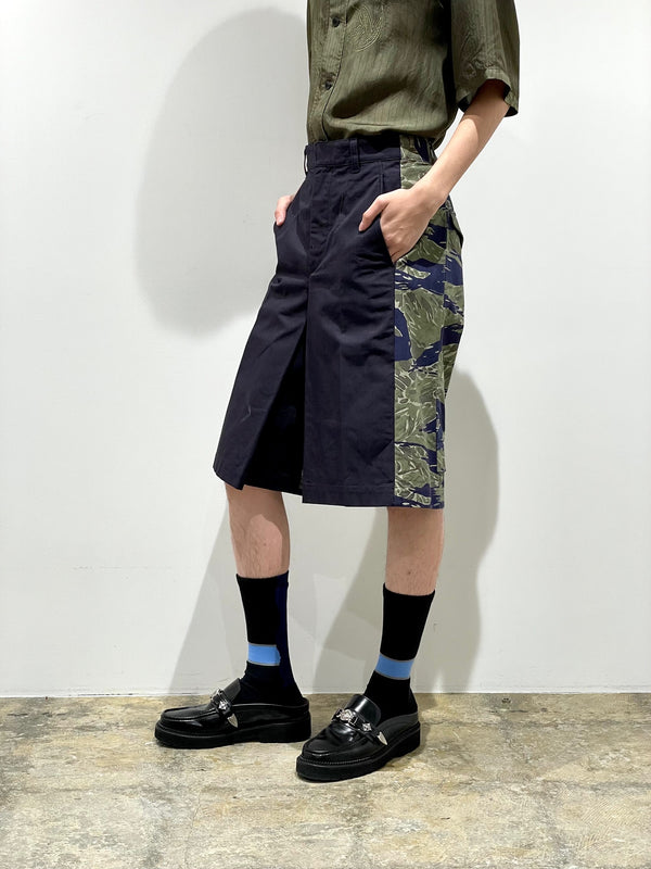 Camouflage short pants