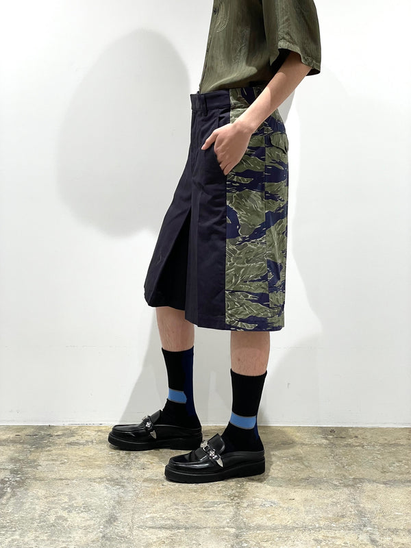 Camouflage short pants