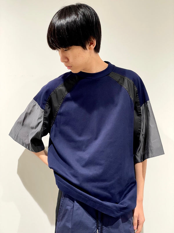 Cotton taffeta T-shirt