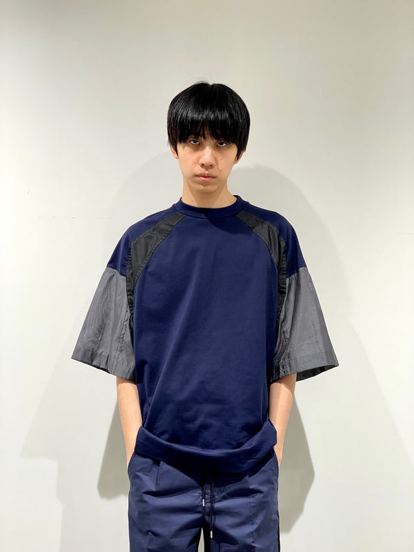 Cotton taffeta T-shirt