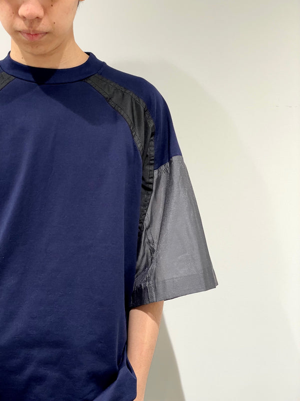 Cotton taffeta T-shirt