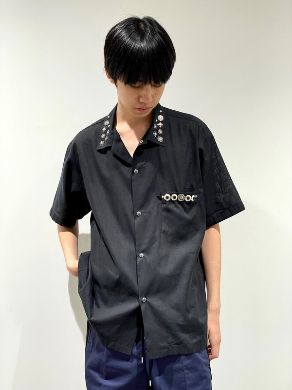 Plain weave metal S/S shirt