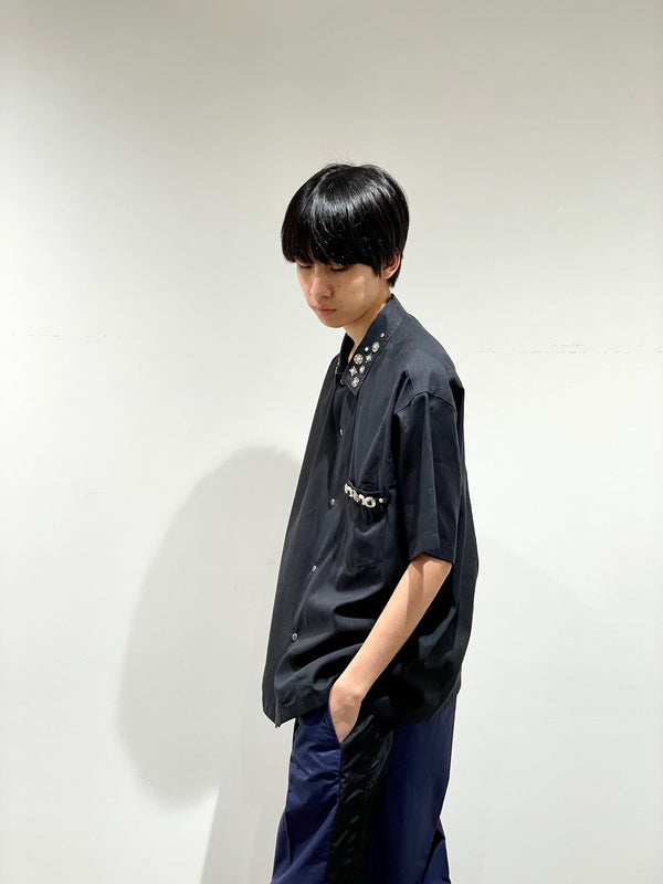 Plain weave metal S/S shirt