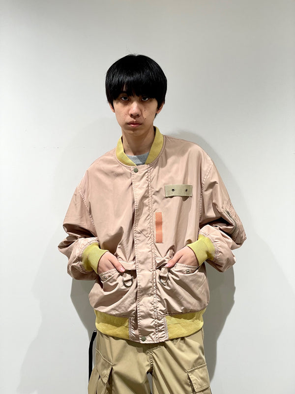 High count taffeta blouson