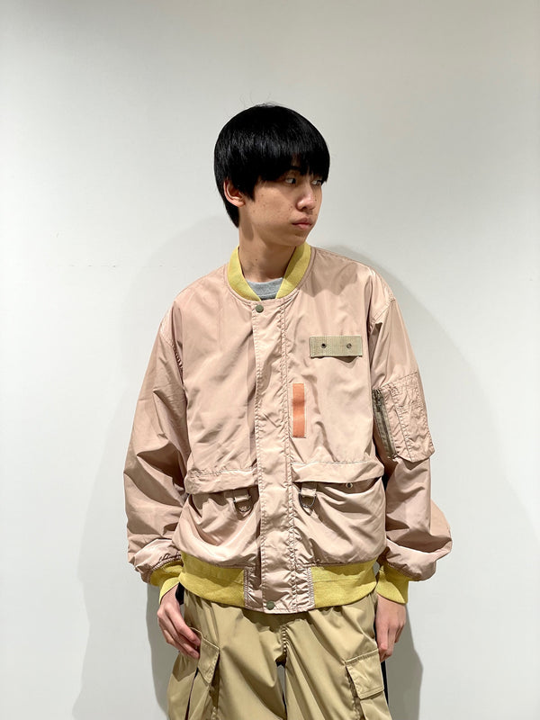High count taffeta blouson