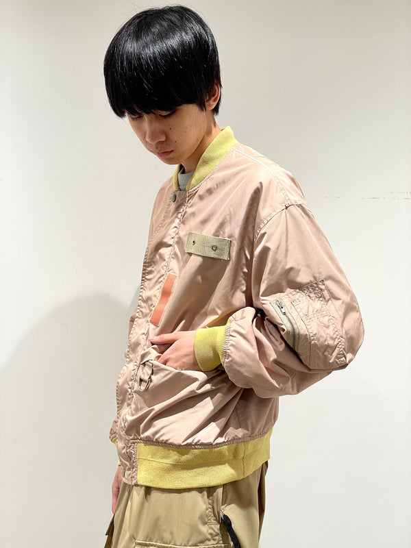 High count taffeta blouson