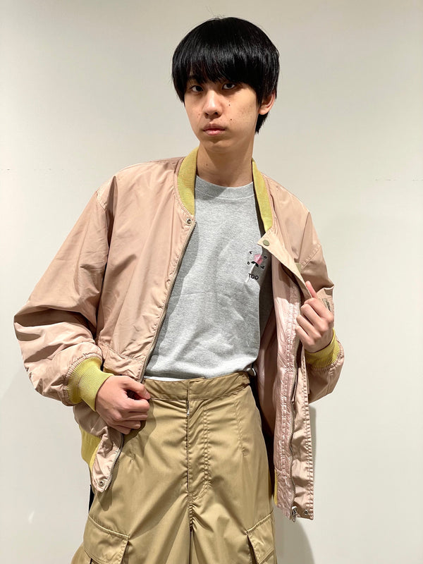 High count taffeta blouson
