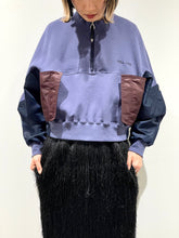 Cotton nylon sweatshirt （short length）