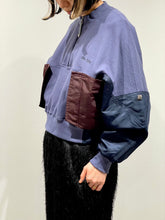 Cotton nylon sweatshirt （short length）