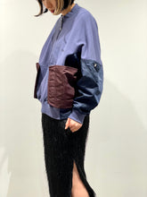 Cotton nylon sweatshirt