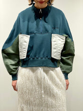 Cotton nylon sweatshirt （short length）