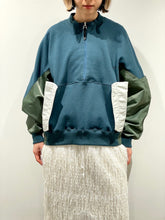 Cotton nylon sweatshirt