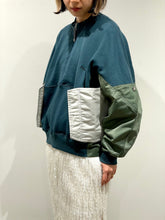 Cotton nylon sweatshirt