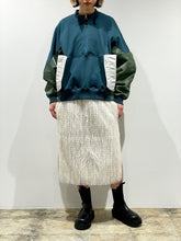 画像をギャラリービューアに読み込む, Cotton nylon sweatshirt
