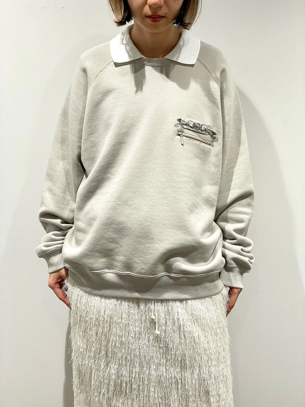 Polo collar sweatshirt（WOMENS）