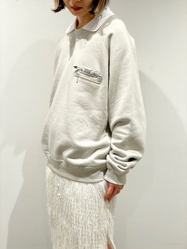 Polo collar sweatshirt（WOMENS）