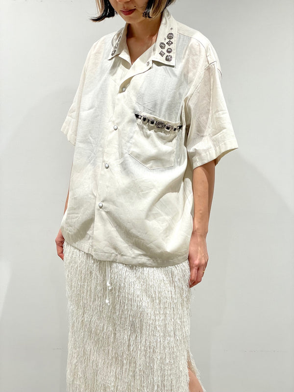 Plain weave metal S/S shirt