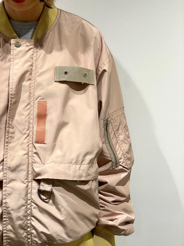 High count taffeta blouson（WOMENS）