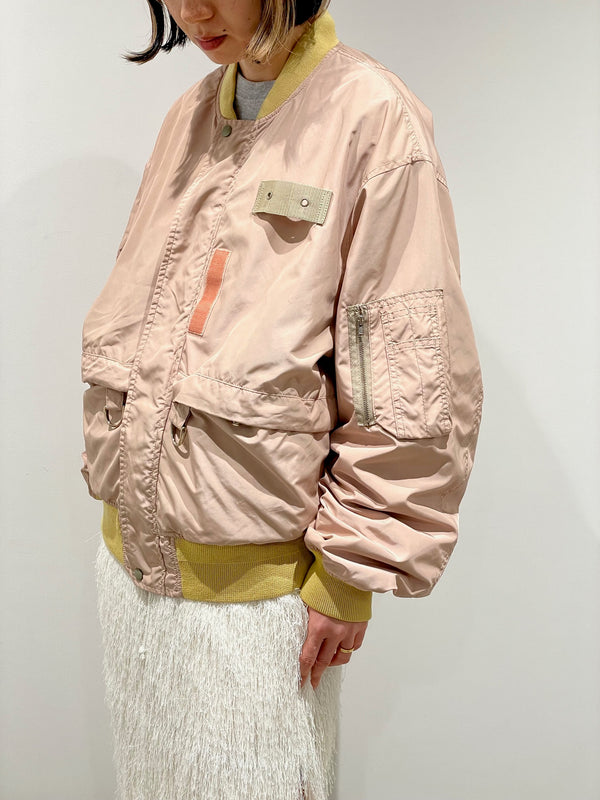High count taffeta blouson（WOMENS）