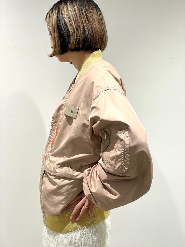 High count taffeta blouson（WOMENS）