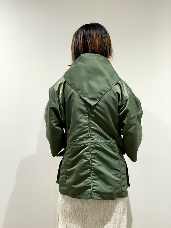 Nylon twill top