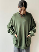 画像をギャラリービューアに読み込む, Nylon sweatshirt （WOMENS）
