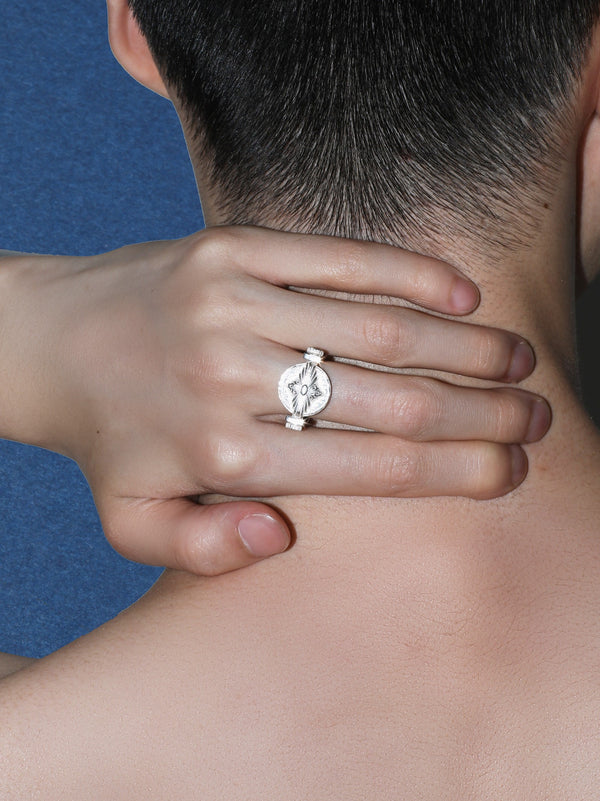 Concho ring SILVER
