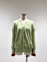 画像をギャラリービューアに読み込む, Basic knit cardigan
