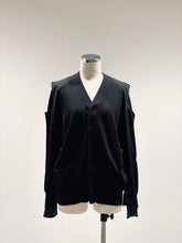 画像をギャラリービューアに読み込む, Basic knit cardigan
