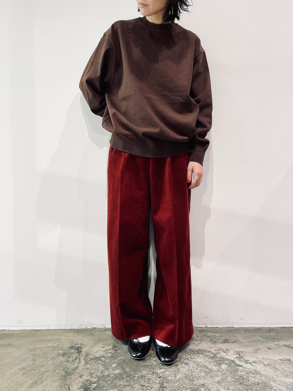 WAVE COTTON KNIT PULLOVER