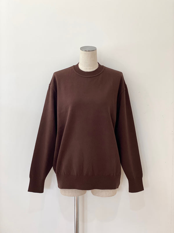 WAVE COTTON KNIT PULLOVER