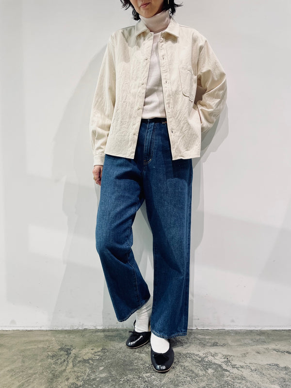 ボタンシャツショート