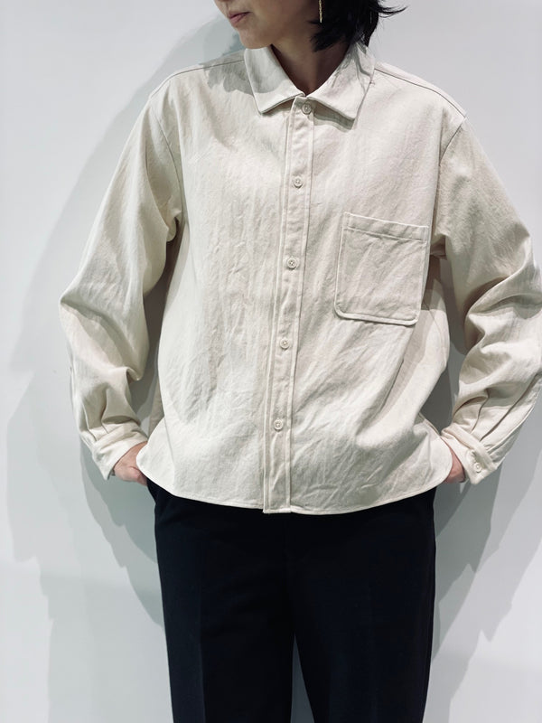 ボタンシャツショート