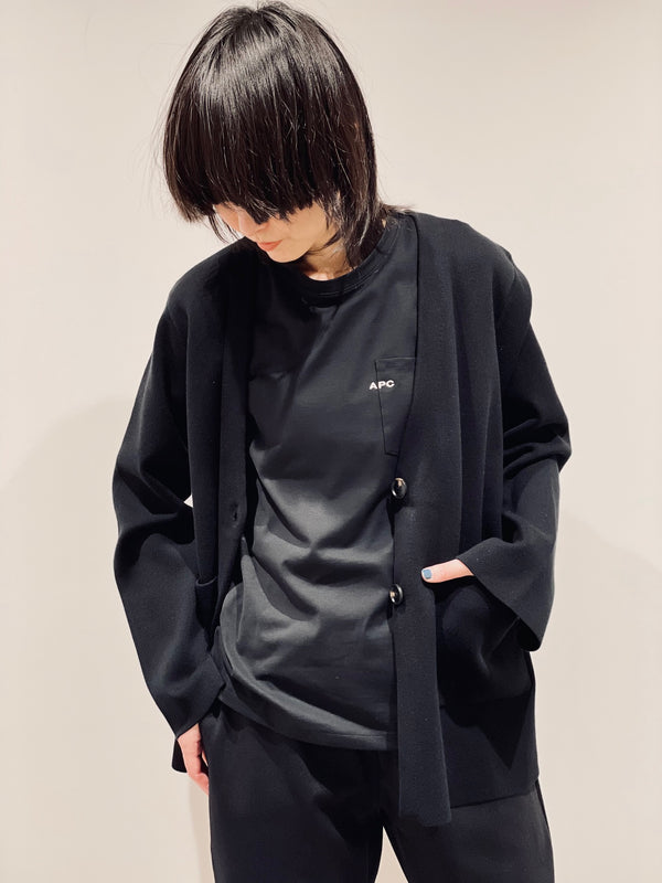 刺繍入りポケットTシャツ