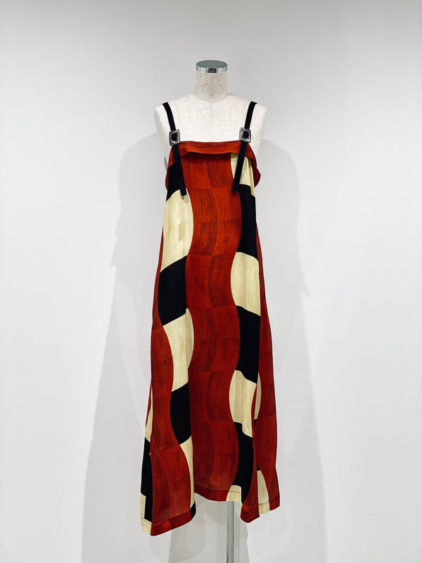Inner print dress