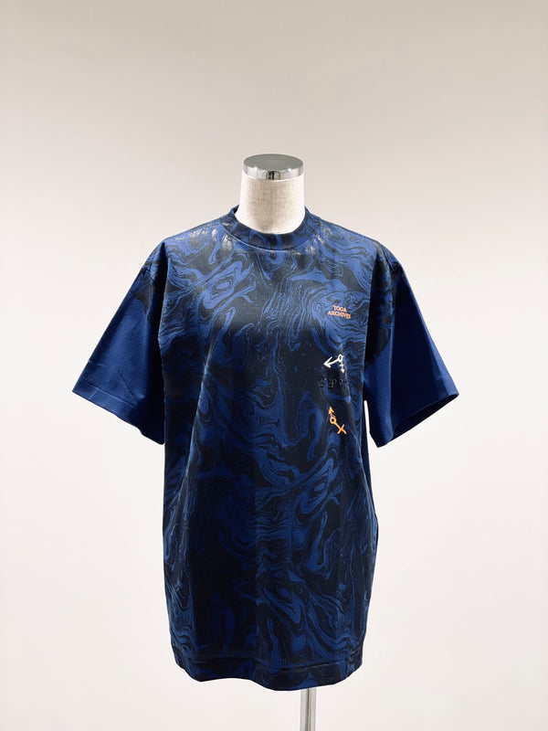 Marble print T-shirt