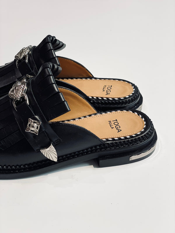 Kiltie loafer mule（WOMENS）